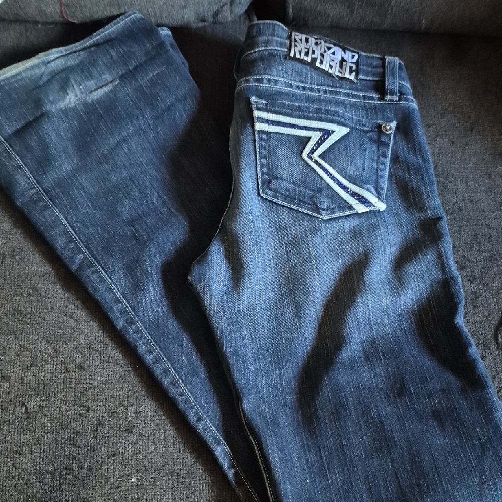 Rock & Republic Indigo Flare Jeans